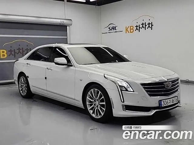 CADILLAC CT6 2018 — 107 489 км, белый, Корея — под ключ — фото 12