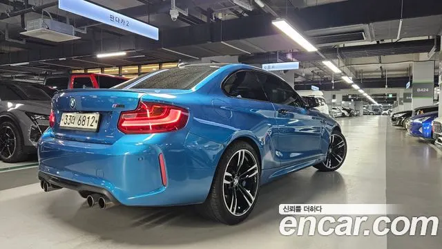 BMW M2 2017 — 146 886 км, синий, Корея — под ключ — фото 2