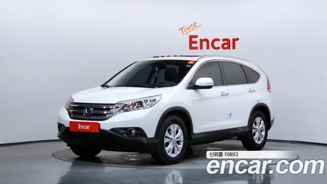 HONDA NEW CR-V 2014 — 63 793 км, белый, Корея — под ключ — фото 1