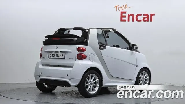 SMART FORTWO CABRIO 2014 — 85 260 км, белый, Корея — под ключ — фото 2