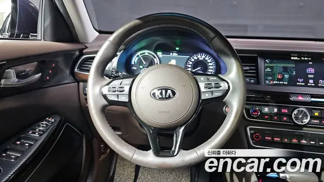 KIA K7 HYBRID 2019 — 132 289 км, синий, Корея — под ключ — фото 11