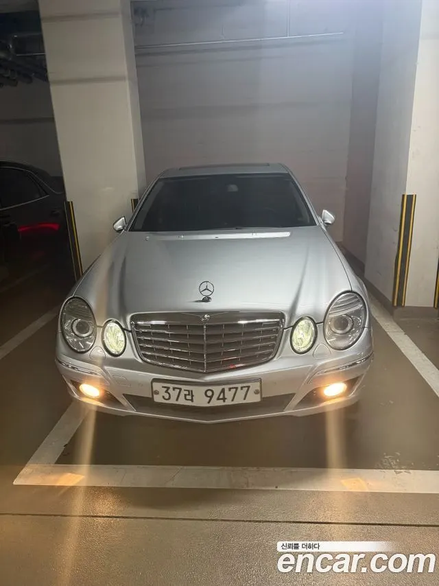 MERCEDES-BENZ E-CLASS W211 2008 — 154 256 км, серебристый, Корея — под ключ — фото 3
