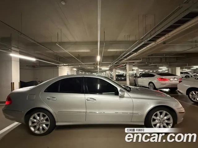 MERCEDES-BENZ E-CLASS W211 2008 — 154 256 км, серебристый, Корея — под ключ — фото 9