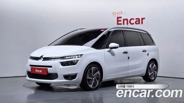CITROEN GRAND C4 PICASSO 2015 — 166 793 км, белый, Корея — под ключ — фото 1