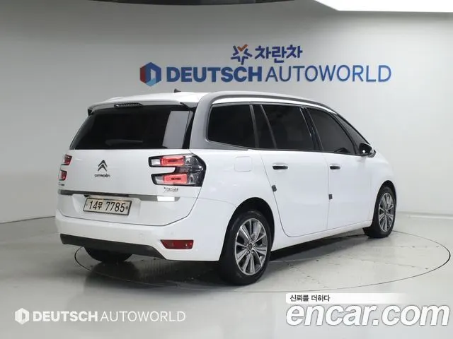 CITROEN GRAND C4 PICASSO 2015 — 163 000 км, белый, Корея — под ключ — фото 2