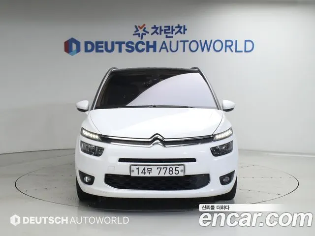 CITROEN GRAND C4 PICASSO 2015 — 163 000 км, белый, Корея — под ключ — фото 3
