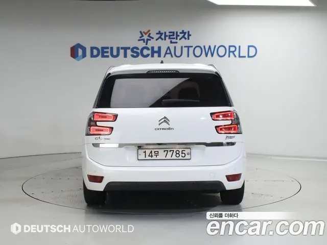 CITROEN GRAND C4 PICASSO 2015 — 163 000 км, белый, Корея — под ключ — фото 4
