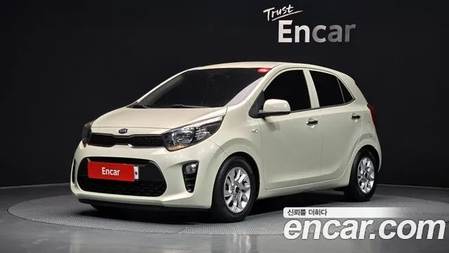 KIA MORNING 2017 — 112 524 км, белый-перламутр, Корея — под ключ — фото 1