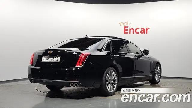 CADILLAC CT6 2018 — 97 802 км, чёрный, Корея — под ключ — фото 2