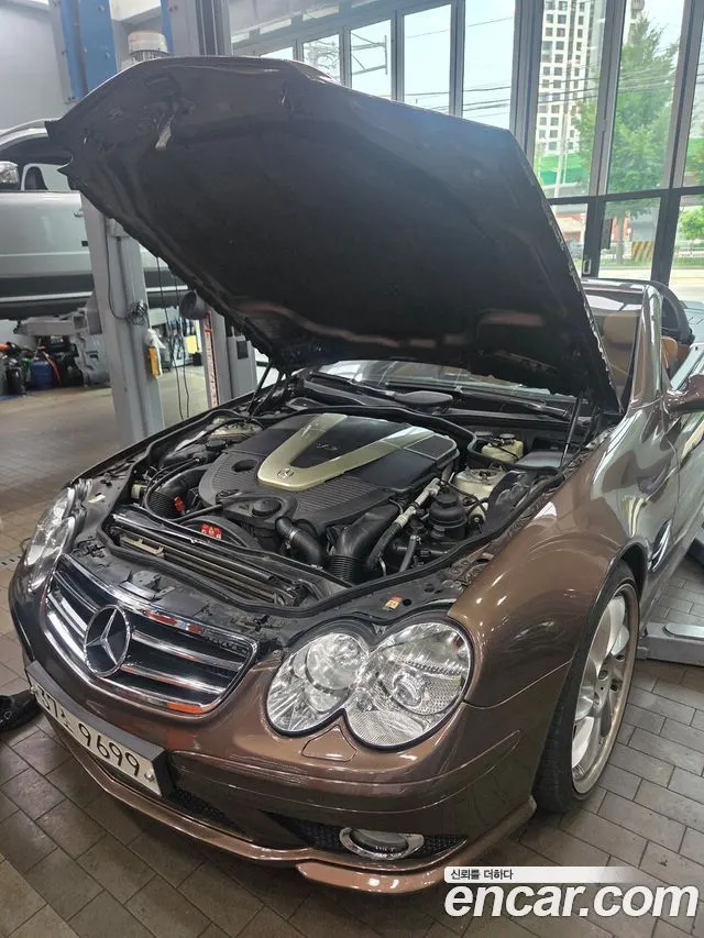 MERCEDES-BENZ SL-CLASS 2003 — 116 000 км, светло-золотистый, Корея — под ключ — фото 6
