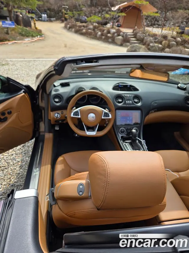 MERCEDES-BENZ SL-CLASS 2003 — 116 000 км, светло-золотистый, Корея — под ключ — фото 7