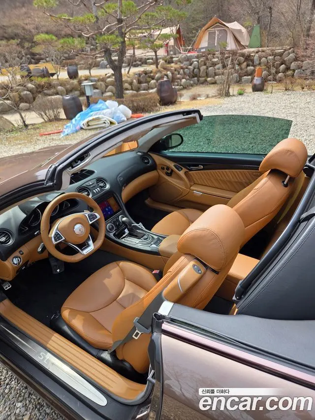 MERCEDES-BENZ SL-CLASS 2003 — 116 000 км, светло-золотистый, Корея — под ключ — фото 10