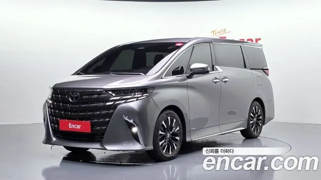 TOYOTA ALPHARD 2025 — 9 613 км, серый, Корея — под ключ — фото 1