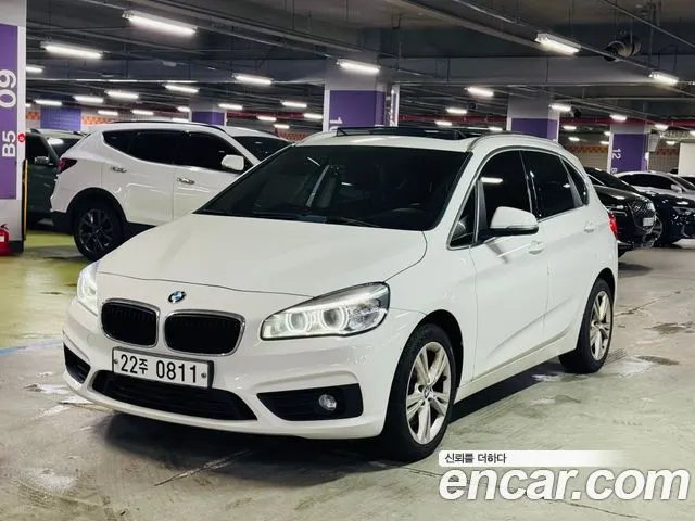 BMW 2 SERIES ACTIVE TOURER 2016 — 55 825 км, белый, Корея — под ключ — фото 12
