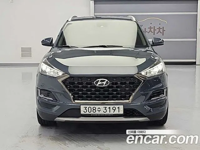 HYUNDAI TUCSON 2020 — 87 922 км, синий, Корея — под ключ — фото 2
