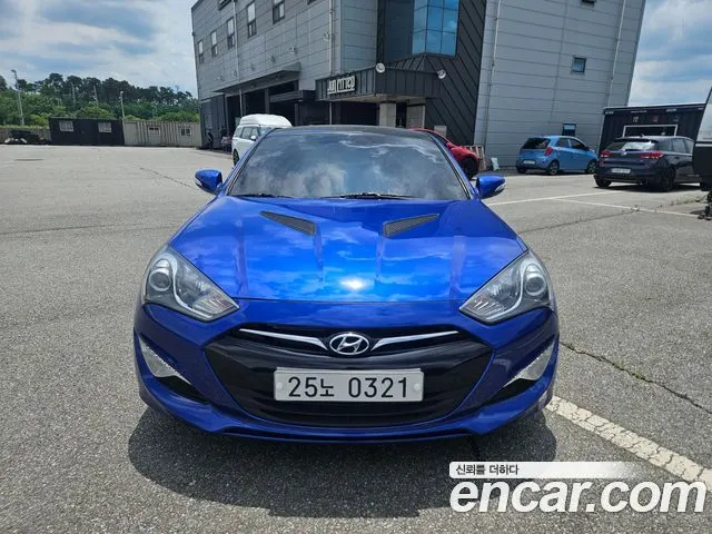 HYUNDAI GENESIS COUPE 2013 — 153 116 км, синий, Корея — под ключ — фото 1