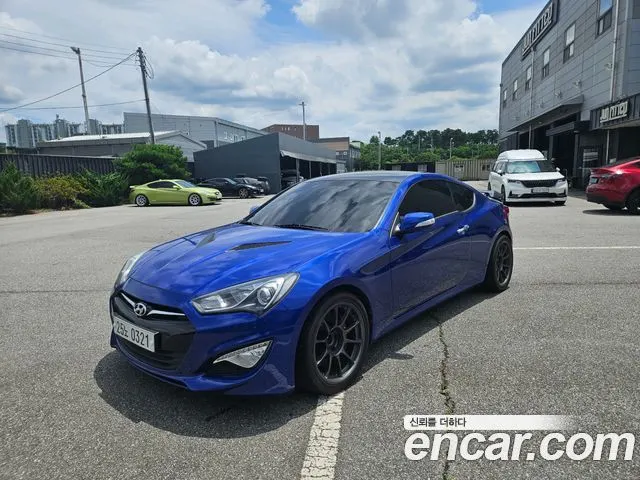 HYUNDAI GENESIS COUPE 2013 — 153 116 км, синий, Корея — под ключ — фото 2