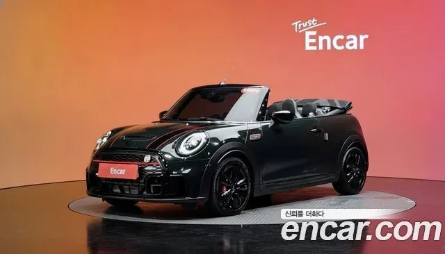 MINI COOPER S CONVERTIBLE 2024 — 23 832 км, тёмно-зелёный, Корея — под ключ — фото 2
