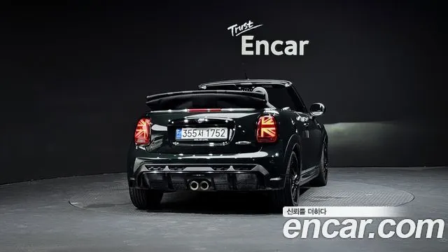 MINI COOPER S CONVERTIBLE 2024 — 23 832 км, тёмно-зелёный, Корея — под ключ — фото 4