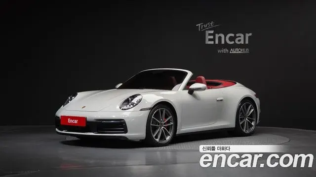 PORSCHE 911 2024 — 14 646 км, серебристо-серый, Корея — под ключ — фото 1