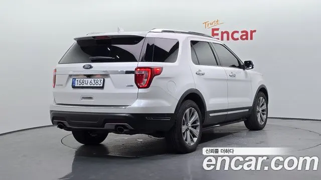FORD EXPLORER 2018 — 115 707 км, белый, Корея — под ключ — фото 2
