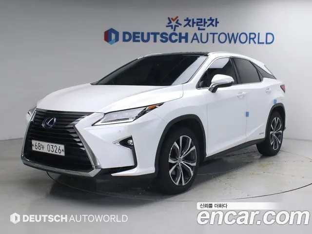 LEXUS RX450H 2017 — 94 252 км, белый, Корея — под ключ — фото 12
