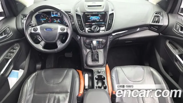 FORD KUGA 2016 — 153 224 км, белый, Корея — под ключ — фото 7