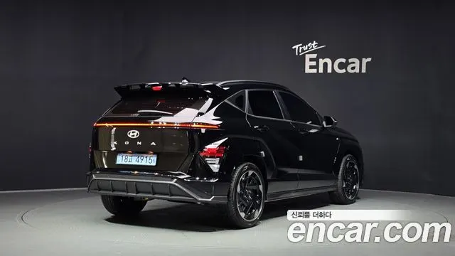 HYUNDAI KONA ELECTRIC 2026 — 4 013 км, чёрный, Корея — под ключ — фото 2