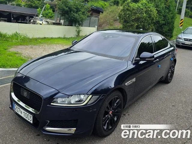 JAGUAR XF 2017 — 132 822 км, тёмно-зелёный, Корея — под ключ — фото 3