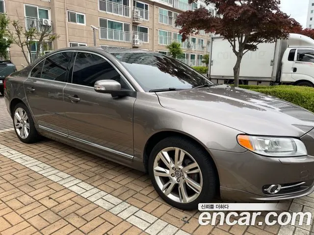 VOLVO S80 2011 — 172 260 км, коричневый, Корея — под ключ — фото 4
