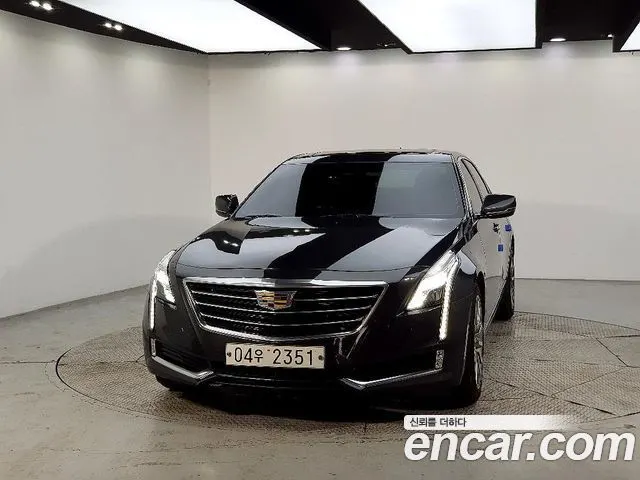 CADILLAC CT6 2016 — 153 365 км, серый, Корея — под ключ — фото 2