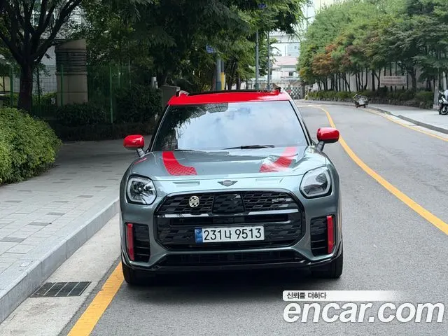 MINI COOPER S COUNTRYMAN 2024 — 21 500 км, бирюзовый, Корея — под ключ — фото 3