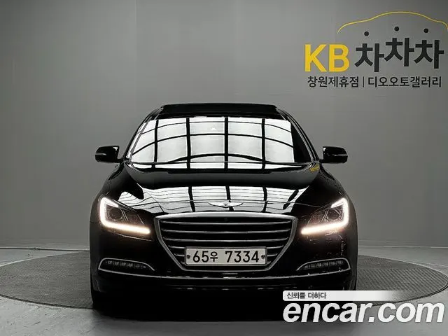 HYUNDAI GENESIS DH 2016 — 82 099 км, чёрный, Корея — под ключ — фото 1