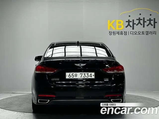 HYUNDAI GENESIS DH 2016 — 82 099 км, чёрный, Корея — под ключ — фото 2