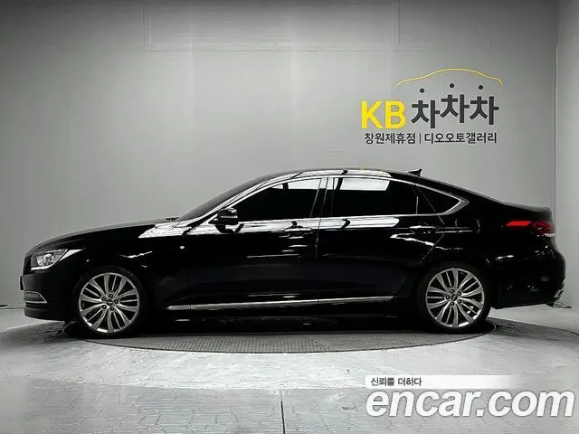 HYUNDAI GENESIS DH 2016 — 82 099 км, чёрный, Корея — под ключ — фото 5