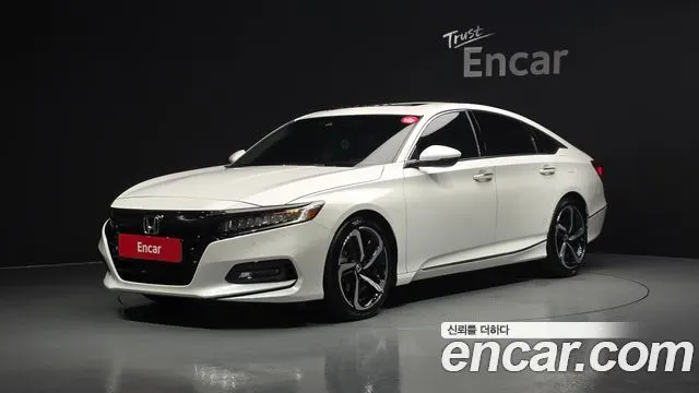 HONDA ACCORD 1 (0 ПОК.) 2018 — 77 257 км, белый, Корея — под ключ — фото 1