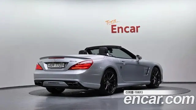 MERCEDES-BENZ SL-CLASS 2015 — 103 425 км, серебристо-серый, Корея — под ключ — фото 2