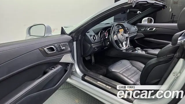 MERCEDES-BENZ SL-CLASS 2015 — 103 425 км, серебристо-серый, Корея — под ключ — фото 10
