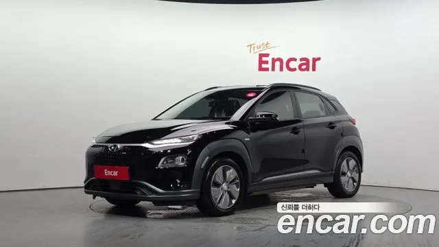 HYUNDAI KONA ELECTRIC 2019 — 115 369 км, чёрный, Корея — под ключ — фото 1