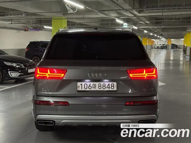 AUDI Q7 2016 — 133 300 км, серый, Корея — под ключ — фото 4
