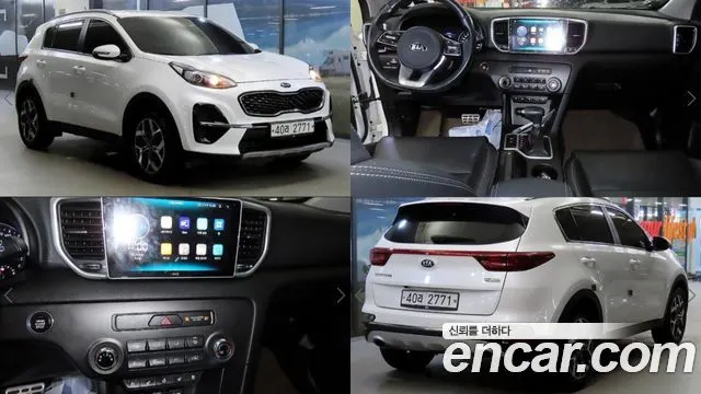 KIA SPORTAGE THE BOLD 2019 — 137 664 км, белый, Корея — под ключ — фото 1