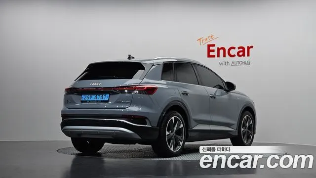AUDI Q4 E-TRON 2022 — 58 014 км, серебристый, Корея — под ключ — фото 2