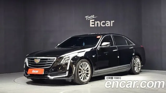 CADILLAC CT6 2018 — 85 604 км, чёрный, Корея — под ключ — фото 1