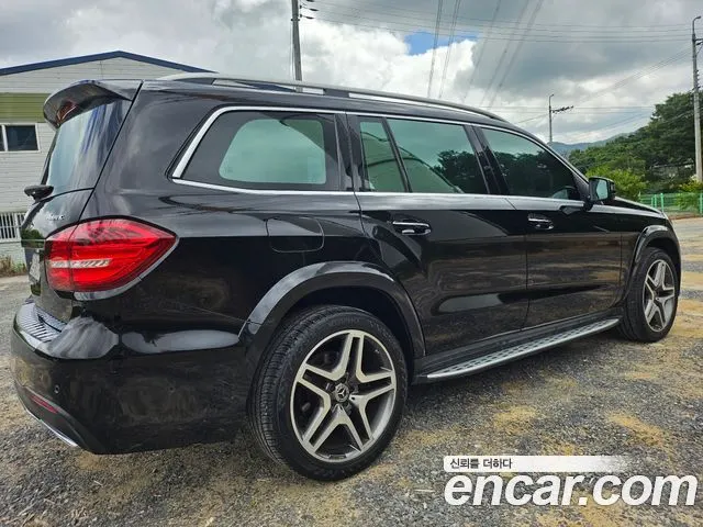 MERCEDES-BENZ GLS-CLASS X166 2017 — 100 000 км, чёрный, Корея — под ключ — фото 3