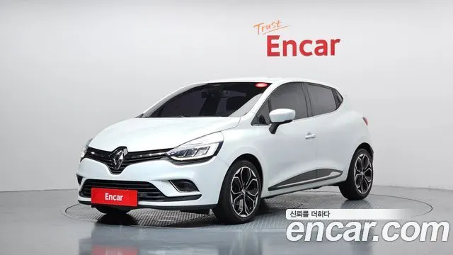 RENAULT KOREA CLIO 2018 — 43 250 км, белый, Корея — под ключ — фото 1