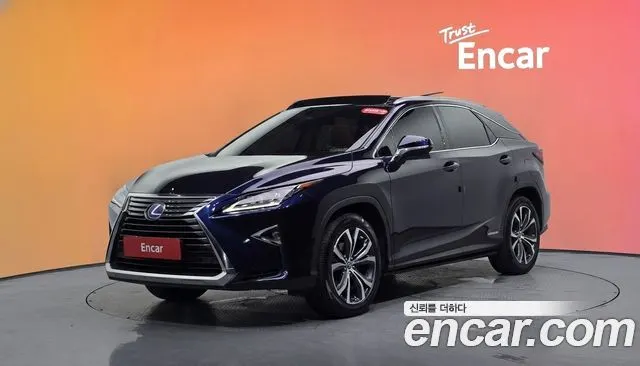 LEXUS RX450H 2019 — 128 547 км, синий, Корея — под ключ — фото 2