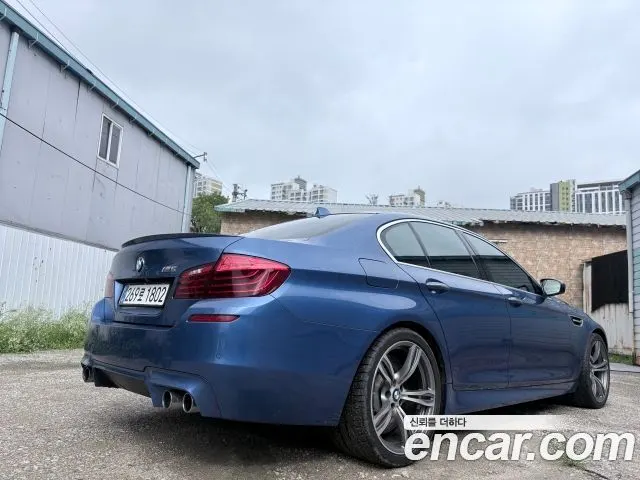 BMW M5 2014 — 156 000 км, синий, Корея — под ключ — фото 2