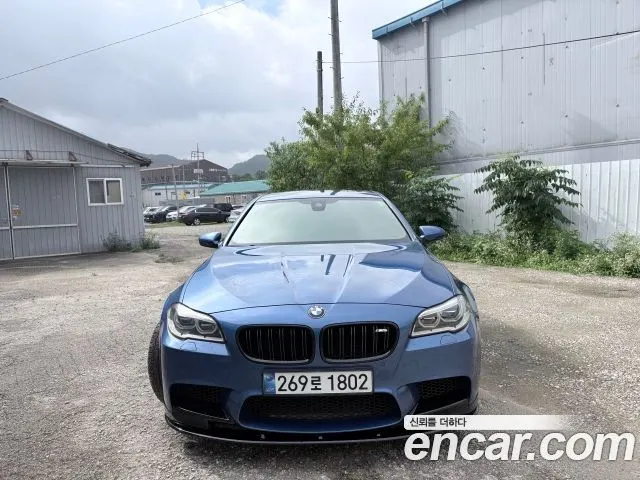 BMW M5 2014 — 156 000 км, синий, Корея — под ключ — фото 3