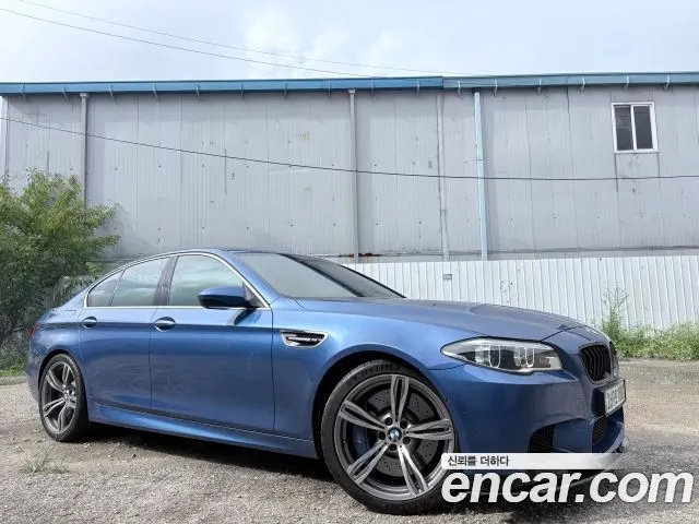 BMW M5 2014 — 156 000 км, синий, Корея — под ключ — фото 5