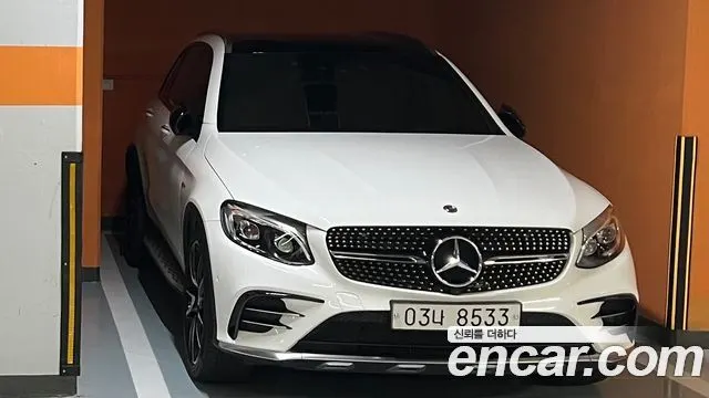 MERCEDES-BENZ GLC-CLASS X253 2018 — 65 000 км, белый, Корея — под ключ — фото 1